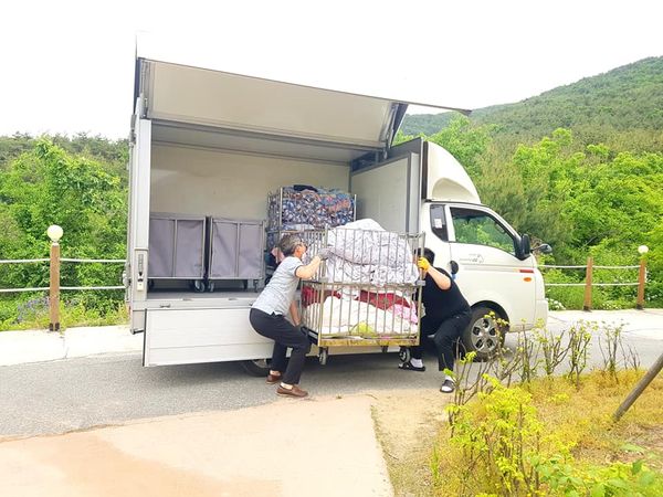 [19.07.04] 배송차량 리프트 장착!! _ 장비가 일한다